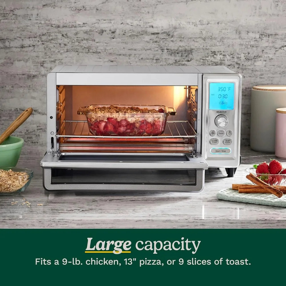 Convection Toaster Oven, Stainless Steel, 16.93"D x 20.87"W x 11.42"H, TOB-260N1