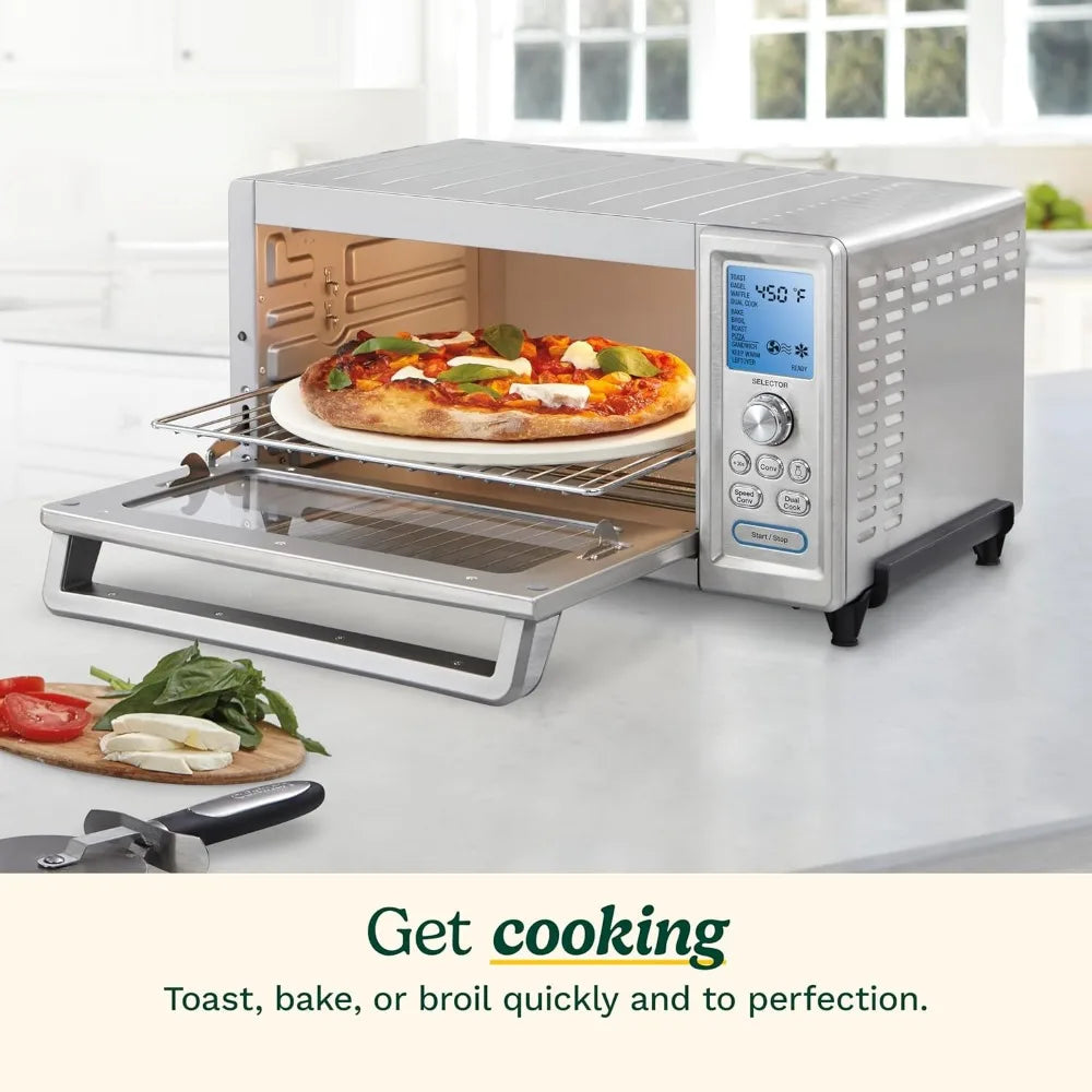 Convection Toaster Oven, Stainless Steel, 16.93"D x 20.87"W x 11.42"H, TOB-260N1