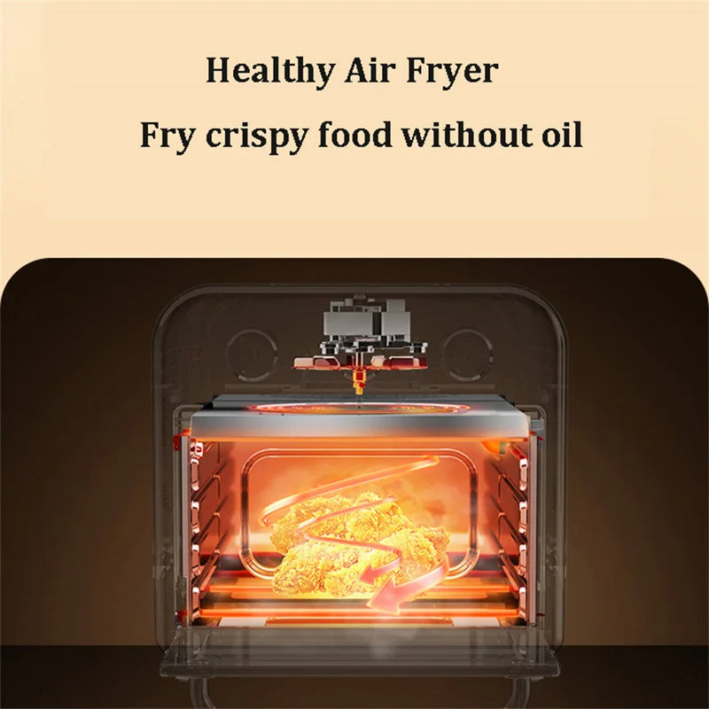 Household Baking Special Oven 15 Liters Large Capacity Electric Air Fryer All-in-one Multi-function Machine Ovens Toaster Pizza
