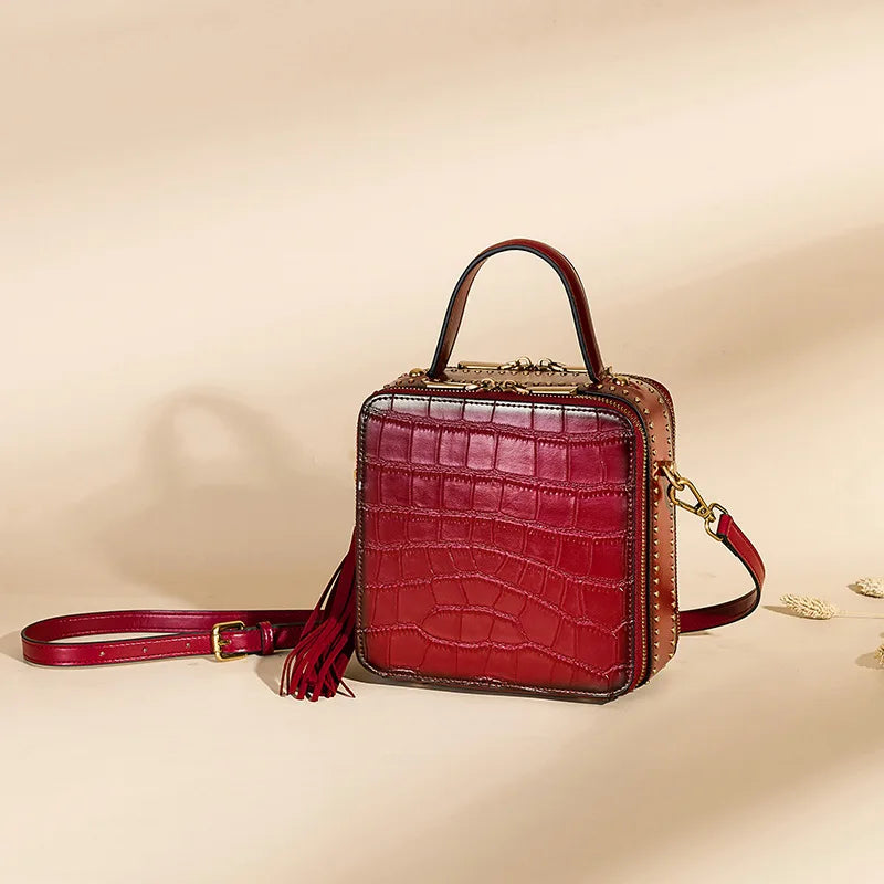 leather bag for women messenger bag Mini messenger bag 3088