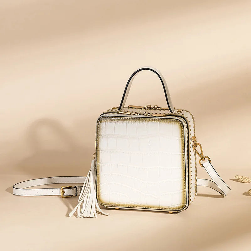 leather bag for women messenger bag Mini messenger bag 3088