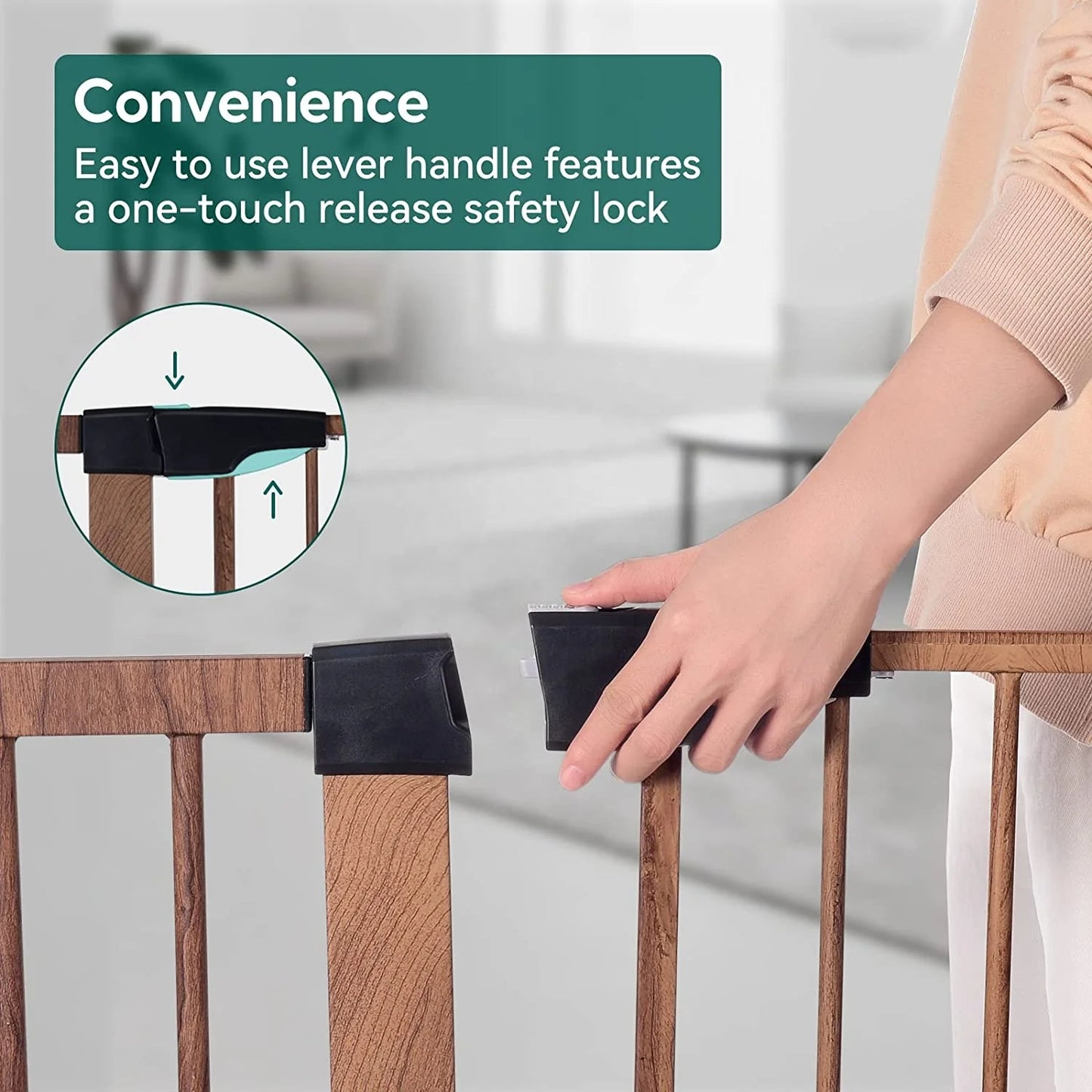 Child protective supply metal mesh baby gates retractable baby gate dog gate adjustable baby gate pet safety door