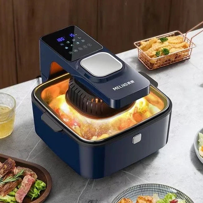 Household air fryer new fully automatic large capacity smart oven multi-function all-in-one French fry machine