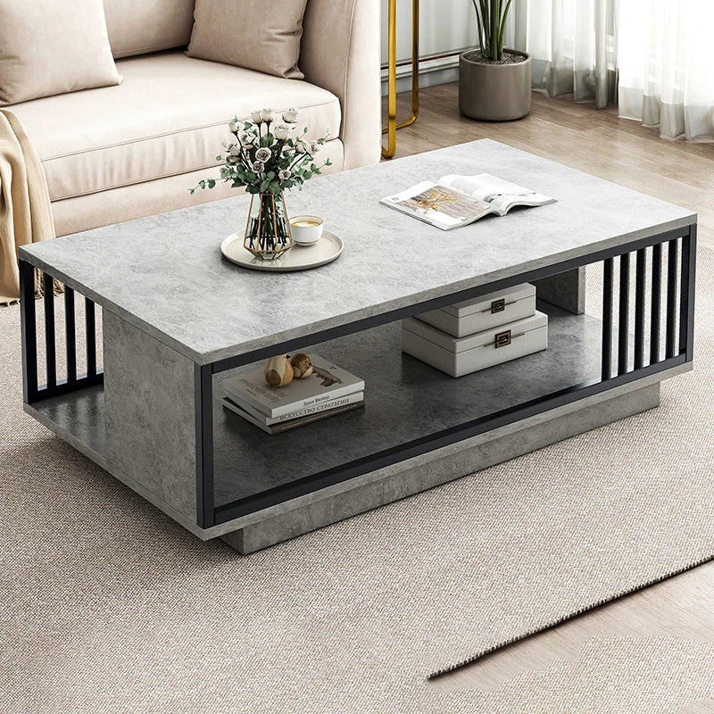 Decor Tray Coffee Table Minimalist Square Nordic Side Table Living Room Library Furniture Mesa Centro Salon Home Decor