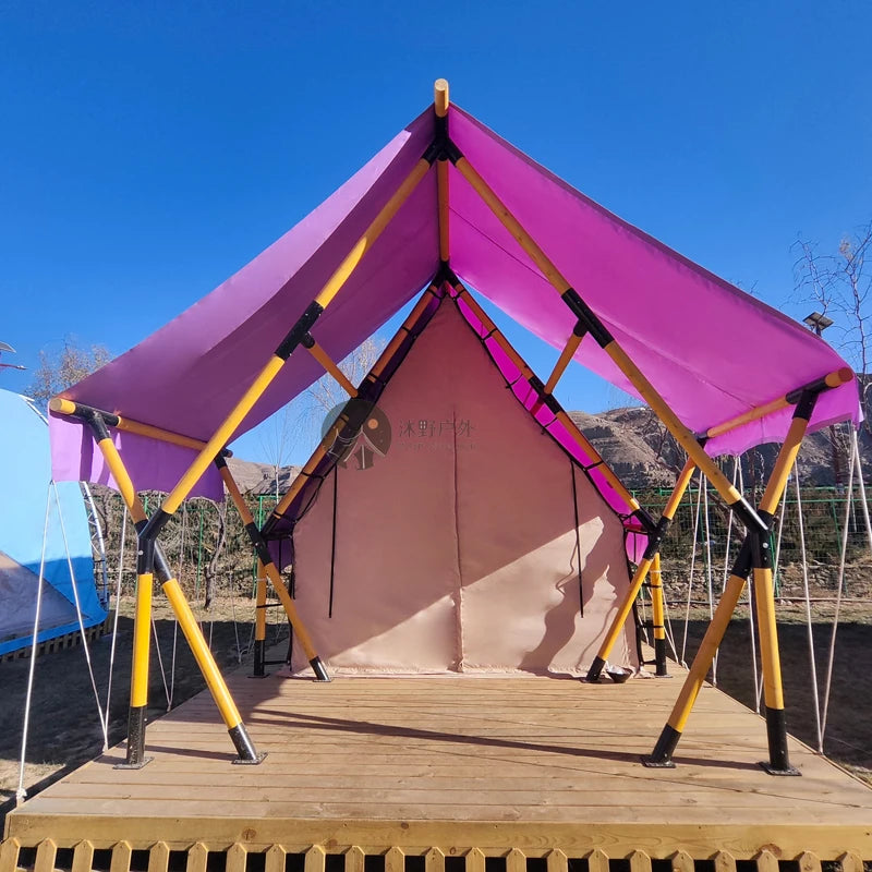 Festival Celebrating Glamping Tent Luxury For Outdoor Waterproof Hotel Tent