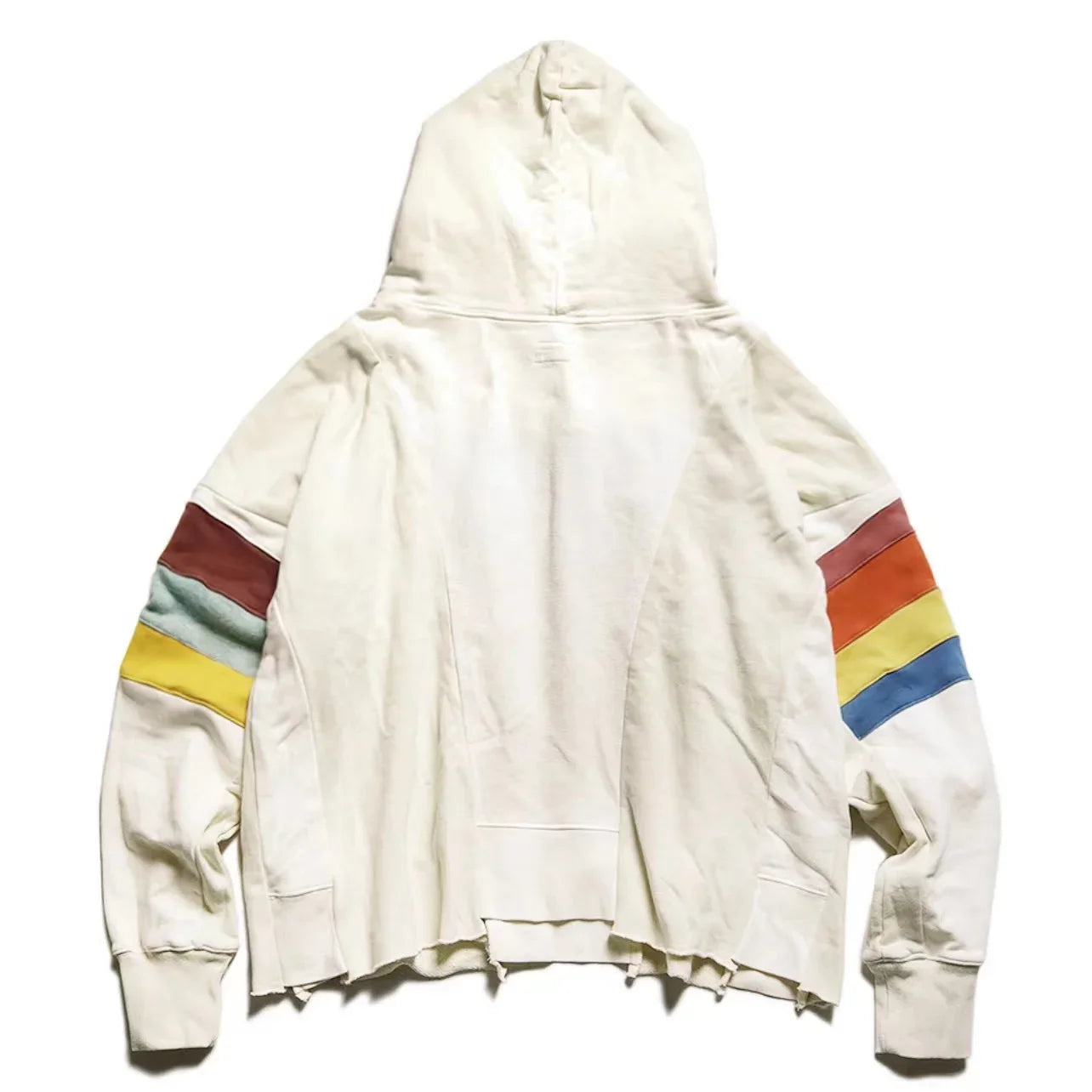 22aw Kapital Hirata and Hiro Two-color Pure Cotton Washing Water Old Stitched Stripe Hooded Loose Men's Women's Pullover