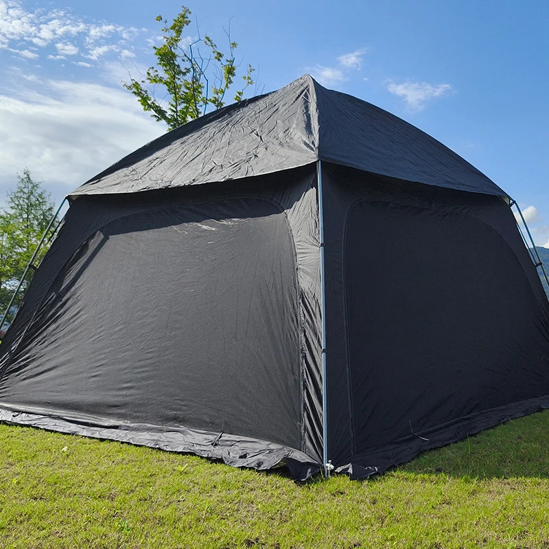 Luxury 6 Person Tent, 16mm Aluminum Poles, Big Windows with Mesh, Rainfly Included, Waterproof PU4000, Backyard Canopy