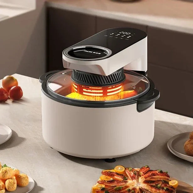 Air fryer household visual no-turning multifunctional low-fat large-capacity french fries electric oven all-in-one machine