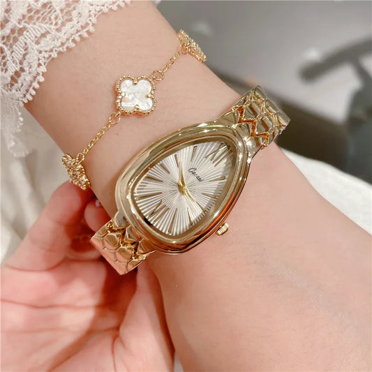 Creative Ladies Snake Watches Brand Luxury Quartz Fashion Bracelet Wristwatch Women Middle East Girls Gifts Clock Montre Femme