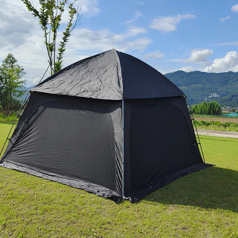 Luxury 6 Person Tent, 16mm Aluminum Poles, Big Windows with Mesh, Rainfly Included, Waterproof PU4000, Backyard Canopy