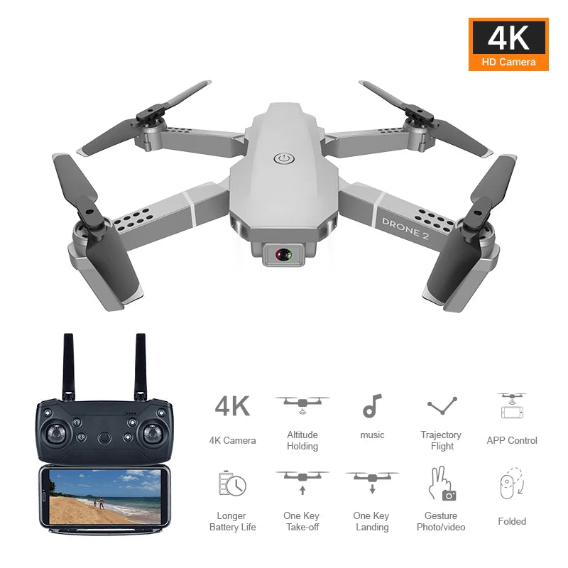 Drone 4k Profesional Wide Angle 4K WIFI Drones Video Live Recording Quadcopter